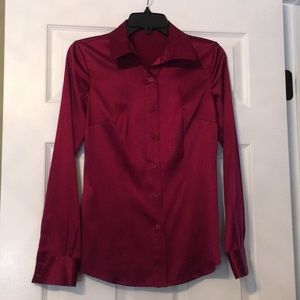 WINE COLORED BLOUSE